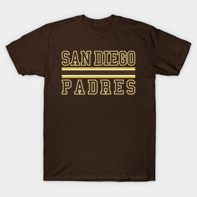 San Diego Padres Baseball T-Shirt by Cemploex_Art